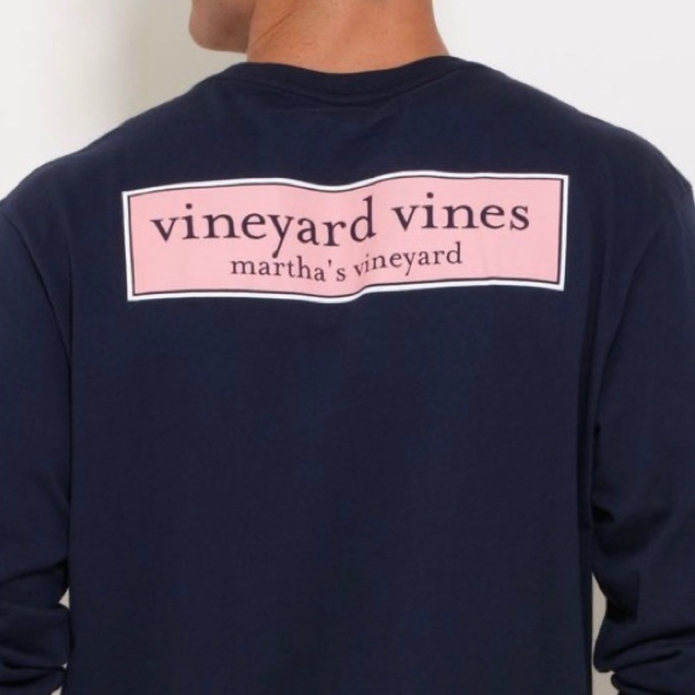 Vineyard Vines Long Sleeve Pocket Tee